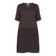 PER TE BY KRIZIA EMBROIDERED COTTON DRESS DARK BERRY