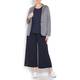 PER TE BY KRIZIA navy lurex punto jersey blazer