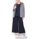 PER TE BY KRIZIA navy lurex punto jersey blazer