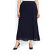 PER TE BY KRIZIA PLEATED GEORGETTE MIDI SKIRT NAVY