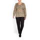 PER TE BY KRIZIA WOOL PRINT SWEATER