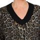 PER TE BY KRIZIA LUREX LEOPARD PRINT SWEATER