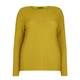 PER TE BY KRIZIA PURE WOOL SOFT KNITTED MUSTARD SWEATER 