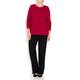 KRIZIA SOFT KNITTED SWEATER IN RED