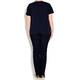PER TE BY KRIZIA  COTTON NAVY EMBELLISHED T-SHIRT
