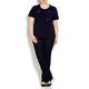PER TE BY KRIZIA  COTTON NAVY EMBELLISHED T-SHIRT