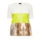 PER TE BY KRIZIA PRINT AND SEQUIN T-SHIRT