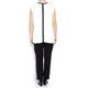 PER TE BY Krizia white crepe TOP with BLACK trim