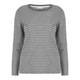 PER TE BY KRIZIA GREY SWEATER SILVER STRIPE