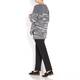 KRIZIA grey round neck intarsia SWEATER