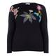 KRIZIA black embroidered SWEATER