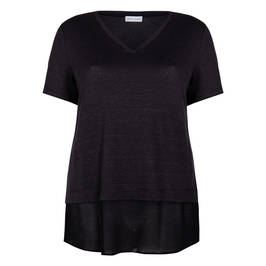 PER TE BY KRIZIA T-SHIRT BLACK - Plus Size Collection