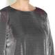 PER TE BY KRIZIA Metallic Silver Jersey Tunic