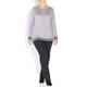 LUISA VIOLA EMBELLISHED CUFF SWEATER