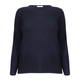 LUISA VIOLA RIBBED NAVY SWEATER