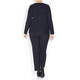 LUISA VIOLA RIBBED NAVY SWEATER