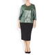 LUISA VIOLA SEQUIN FRONT TOP GREEN