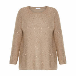 LUISA VIOLA SWEATER BLONDE - Plus Size Collection