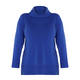 LUISA VIOLA COWL NECK SWEATER BLUE