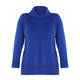 LUISA VIOLA COWL NECK SWEATER BLUE