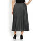 LUISA VIOLA PLEATED LUREX SKIRT SILVER