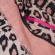 ELIZA GRACIOUS LEOPARD PRINT SCARF PINK