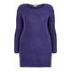 LUISA VIOLA KNITTED SEQUIN TUNIC BLUETTE
