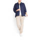 LUISA VIOLA NAVY LINEN JACKET