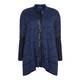 FABER ZIP FRONT INTARSIA CARDIGAN