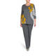 ELENA MIRO INTARSIA WOOL BLEND KNITTED TUNIC