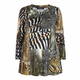 BEIGE LABEL ANIMAL PRINT STRETCH JERSEY TUNIC