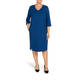 BEIGE LABEL PUNTO MILANO DRESS COBALT