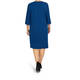 BEIGE LABEL PUNTO MILANO DRESS COBALT