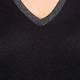 LUISA VIOLA GLITTER SWEATER WITH CASHMERE