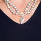 ELIZA GRACIOUS PEARL NECKLACE WITH HEART CLASP