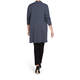 BEIGE WATERFALL LONG JACKET AND TOP GREY
