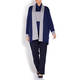 LUISA VIOLA TWINSET NAVY AND GREY