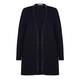 LUISA VIOLA LONG CARDIGAN WITH BUGLE BEAD TRIM 