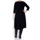 LUISA VIOLA CREPE JERSEY DRESS BLACK