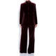 LUISA VIOLA VELVET BLAZER BURGUNDY