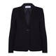 LUISA VIOLA REVERE COLLAR SINGLE BREASTED BLAZER BLACK