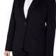 LUISA VIOLA REVERE COLLAR SINGLE BREASTED BLAZER BLACK