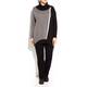 LUISA VIOLA BLACK AND GREY KNITTED TUNIC