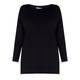 LUISA VIOLA KNITTED TUNIC BLACK