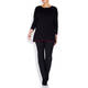 LUISA VIOLA KNITTED TUNIC BLACK