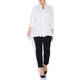 LUISA VIOLA DIAMANTE BUTTON SHIRT WHITE