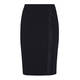 LUISA VIOLA PENCIL SKIRT WITH LACE TRIM