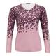 Luisa Viola Rose pink SWEATER with floral motif