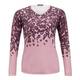 Luisa Viola Rose pink SWEATER with floral motif