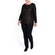 LUISA VIOLA SEQUIN SWEATER 